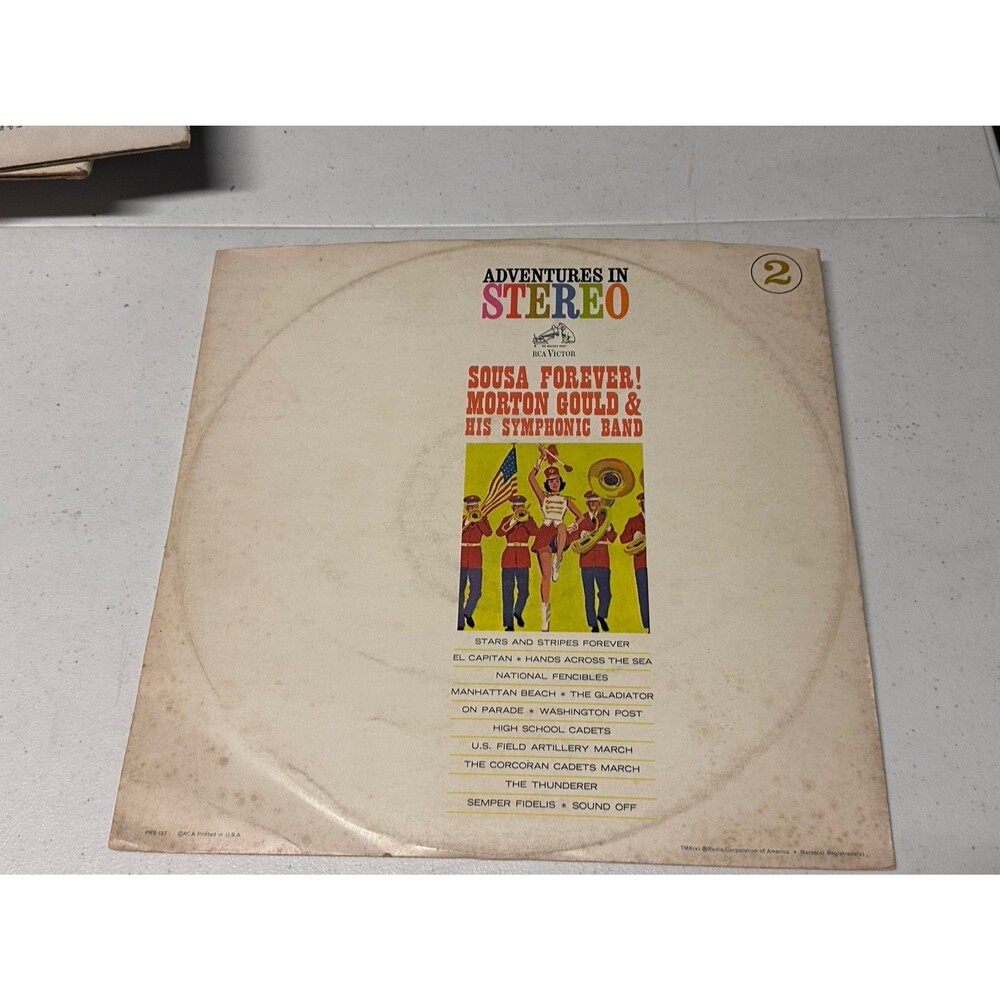 Sousa Forever Morton Gould Vinyl Record Adventures in Stereo LP